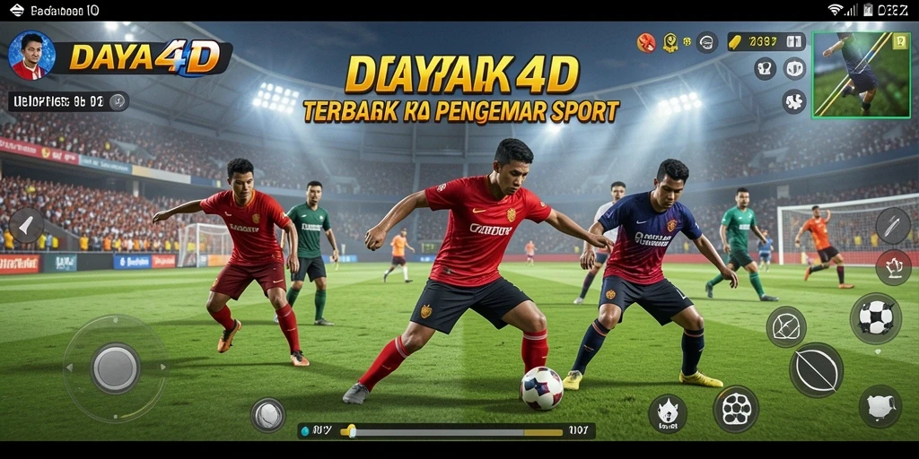 Tampilan gameplay DAYA4D yang mengesankan dalam olahraga.