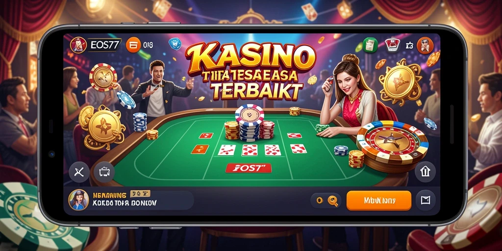 Tampilan gameplay Kasino yang menarik di EOS77.