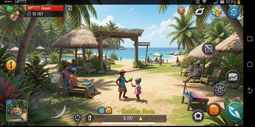 Screenshot gameplay HP777 yang menunjukkan keseruan permainan.