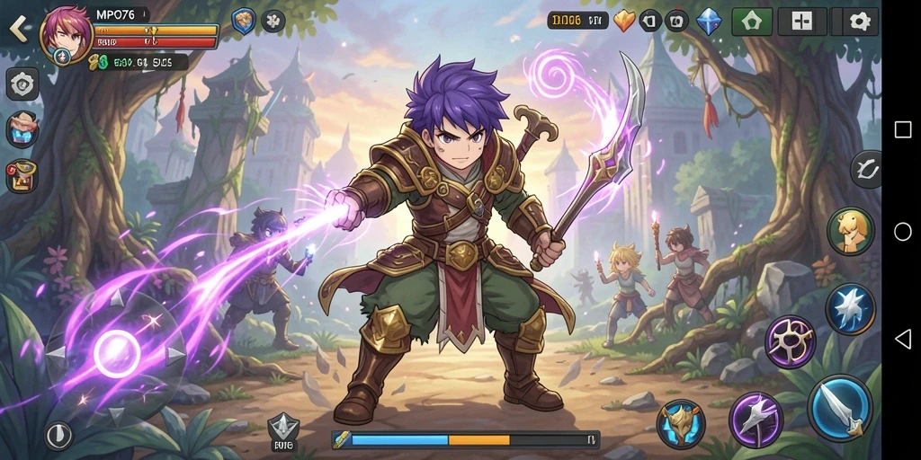 Tampilan gameplay MPO76 yang memukau dan penuh aksi.