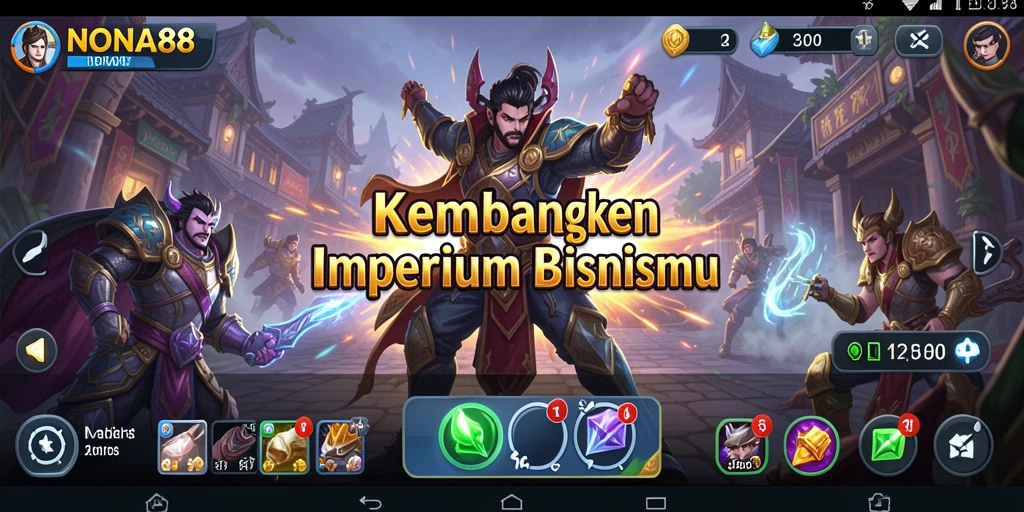 Tampilan gameplay NONA88 yang memukau dalam membangun bisnis.