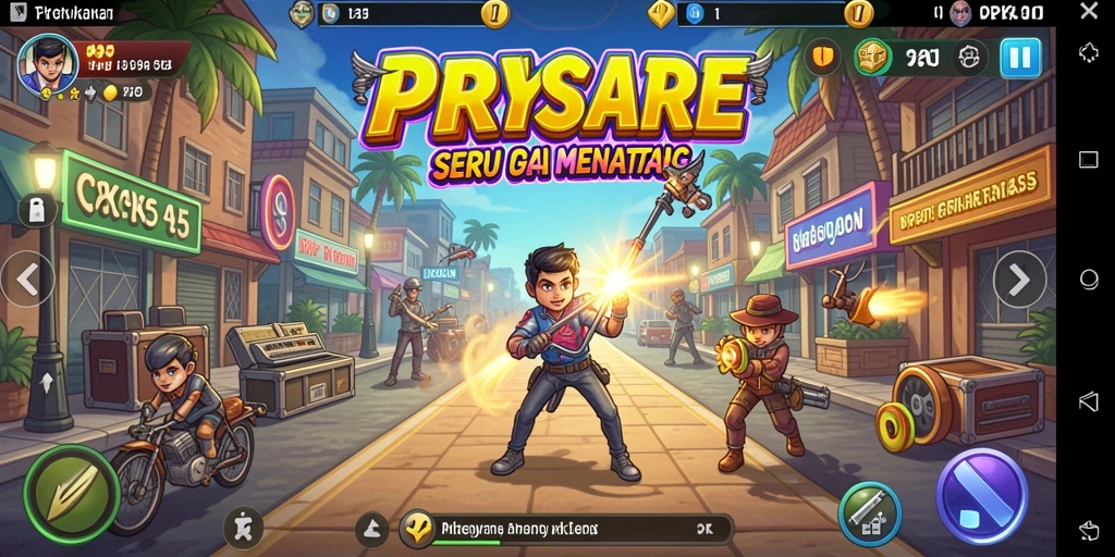 Tampilan seru gameplay PK95 yang menantang pemain.