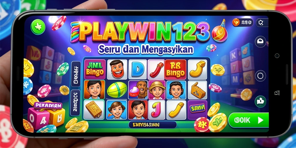 Screenshot utama PLAYWIN123 menampilkan gameplay seru Bingo.