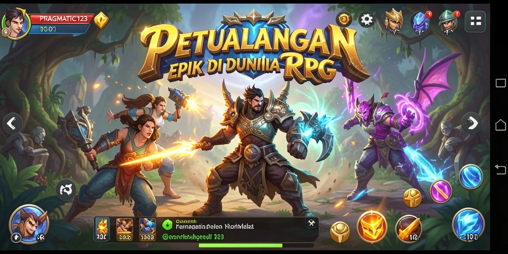 Screenshot menampilkan aksi seru di dunia PRAGMATIC123.
