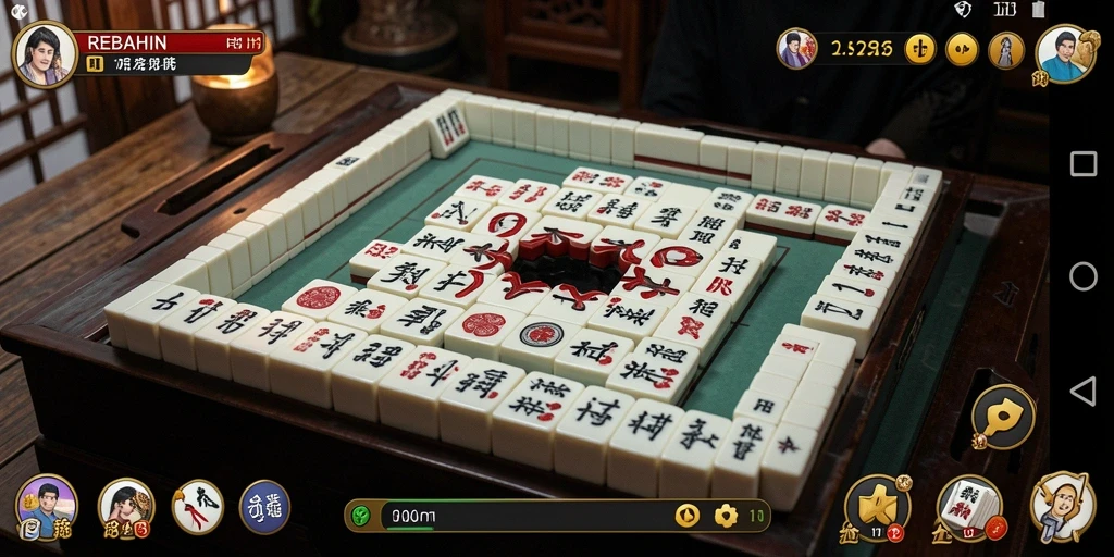 Tampilan gameplay REBAHIN yang menantang dan grafis yang menarik.